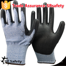 SRSAFETY 13 gauge Cut level 5 protective gloves, ANTI cut glove with free sample